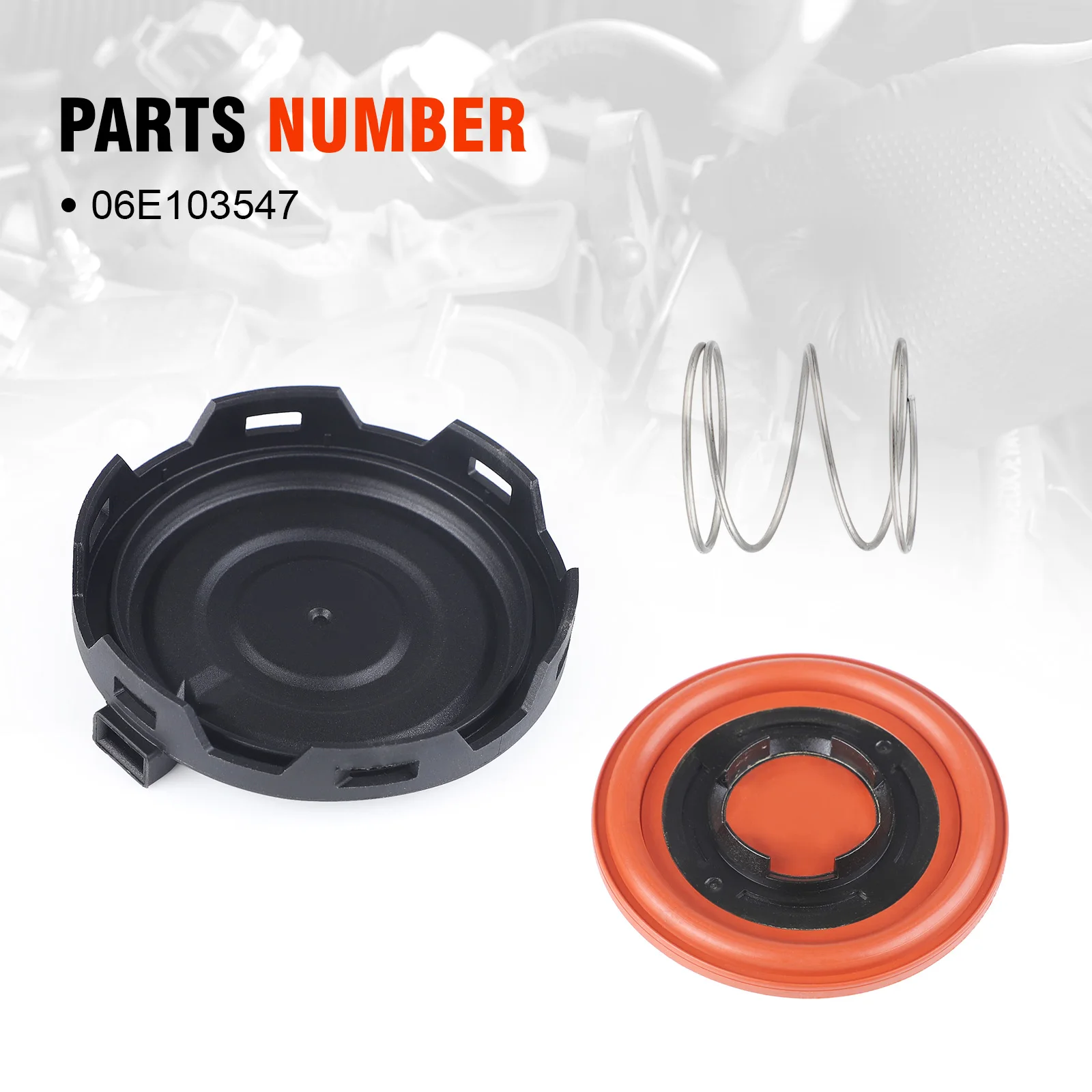 

CNSPEED 06E103547 06E103547H 3.0T PCV Valve Cover Cap Oil Separator Rebuild Kit For Audi Used S4 S5 A6 A7 Q5 Q7 2009 2010-2017