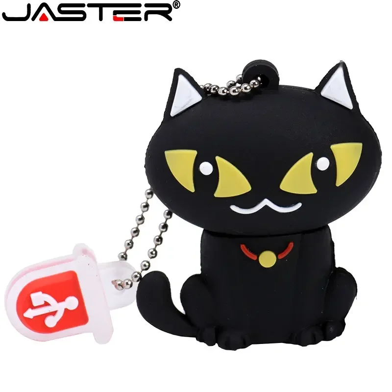 JASTER New Cute Cartoon USB 2.0 Flash Drive 64GB 32G Penguin U Disk 16GB Pen Drive 8G pendrive 4GB Gifts Key Chain Memory Stick