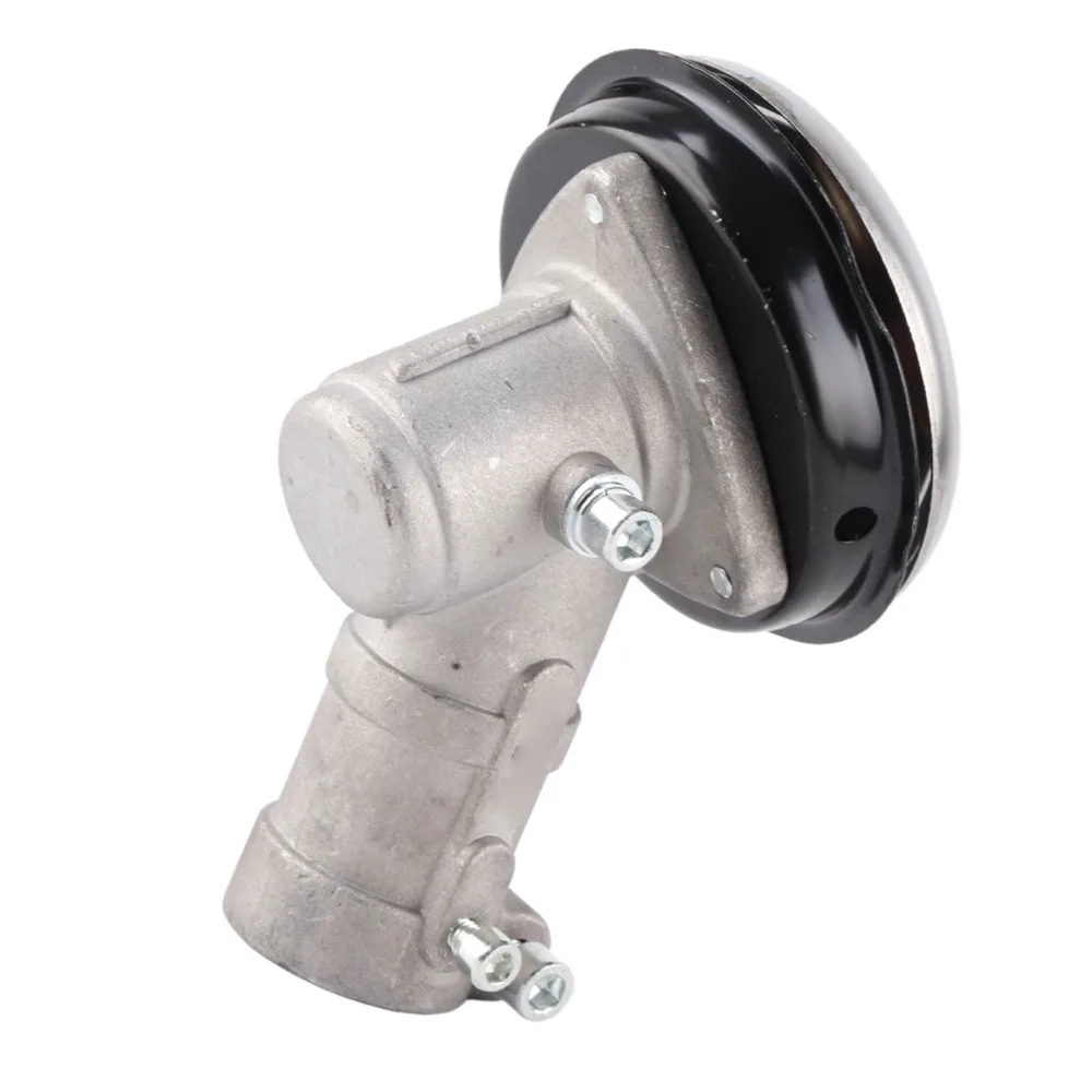Durable Metal Brush Cutter Gearbox Universal 9 Teeth Trimmer Gear Head Compact Silver Gear Head Assembly