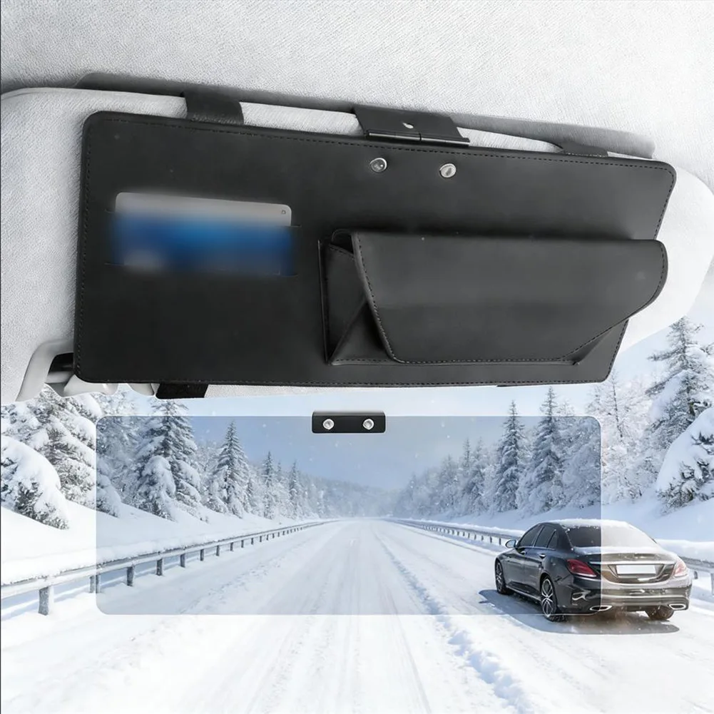 

Glare Blocker Polarized Sun Visor For Daytime Driving Compact Polarized Sun Protection Polarized Sun Visor Versatile Attachment