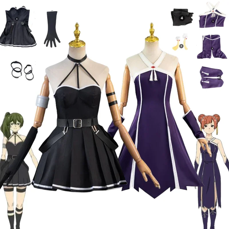 

Ubel Cosplay Costume Anime Freeze Beyond Journey's End Raoffh Ubel Cosplay Costume Black Uniform Dress Halloween Party Outfits