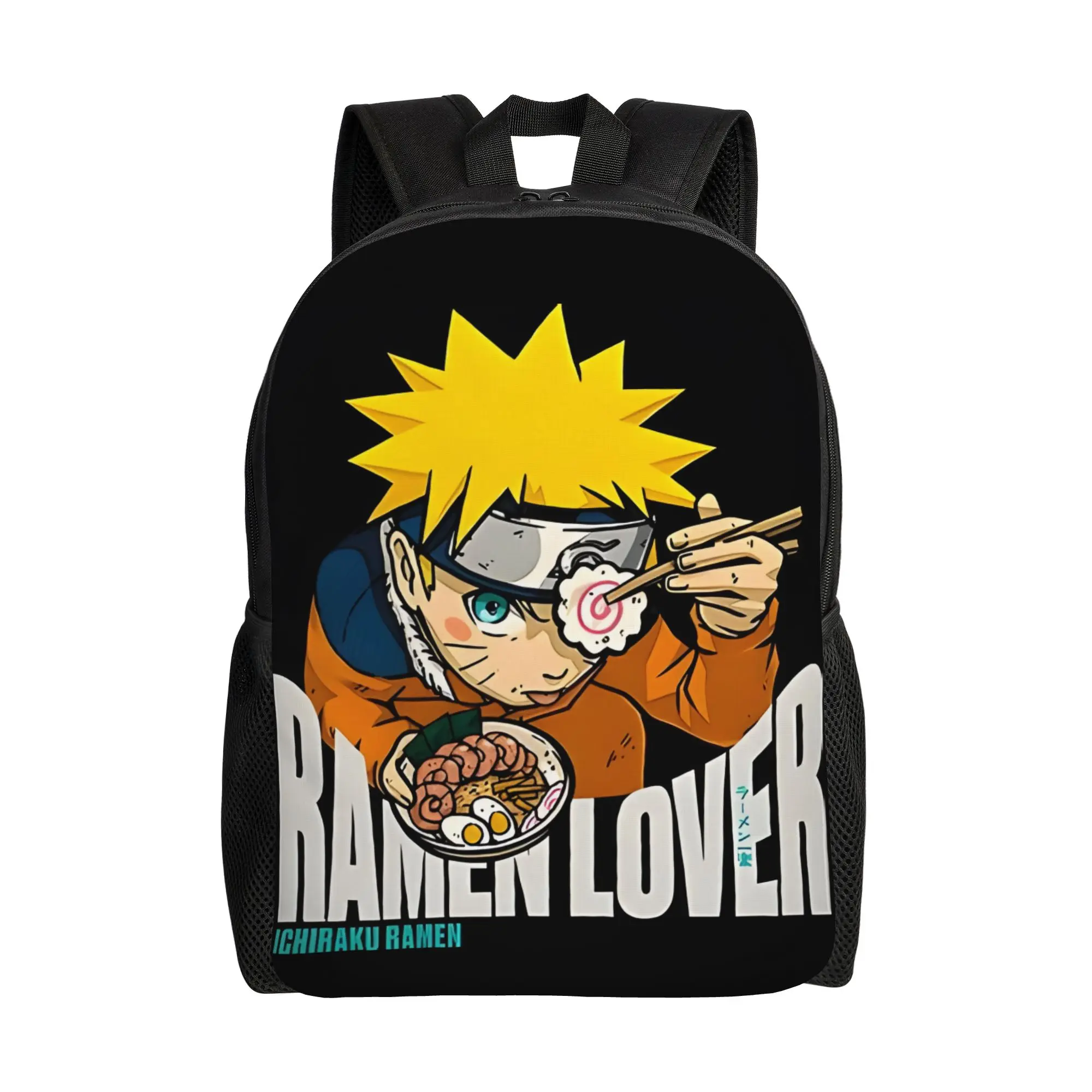 Mochila Bandai Naruto, mochila tipo ita, mochila con correa ajustable, mochila resistente para senderismo