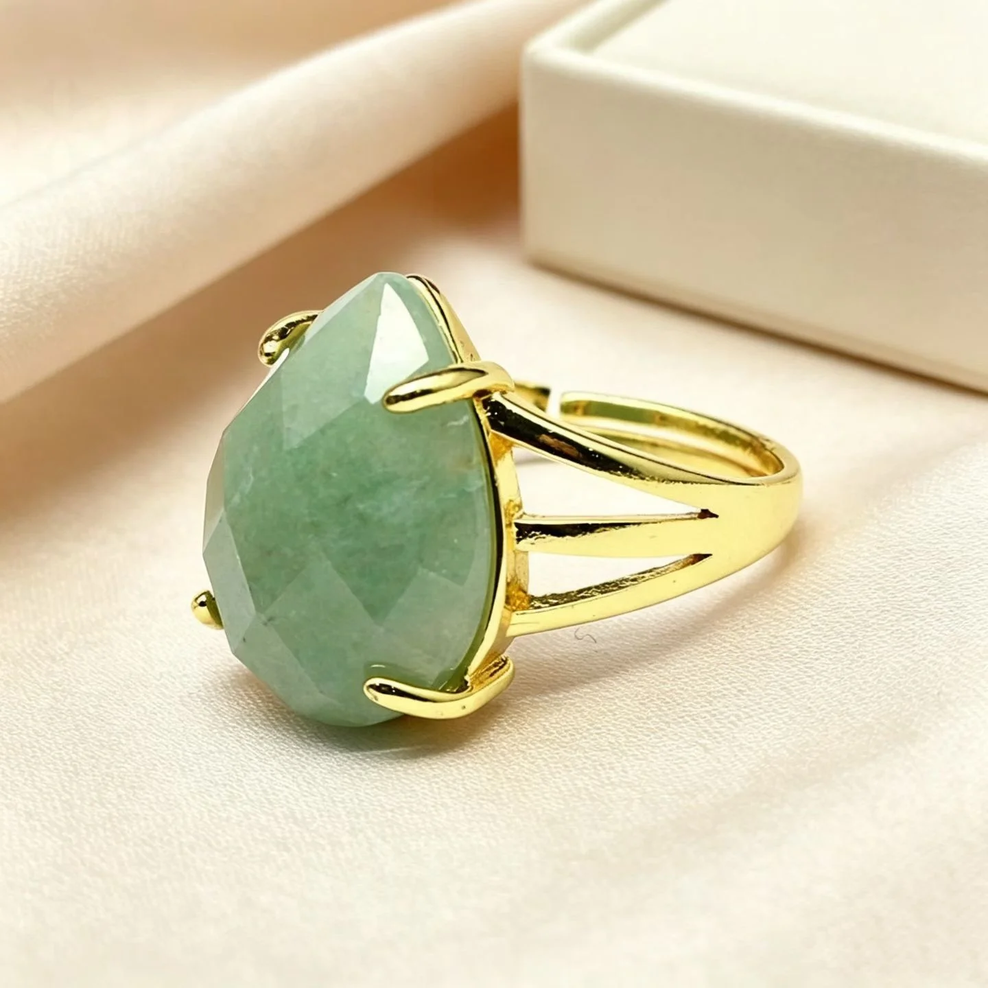 ​WT-R615 Interesting Suitable Gemstone  Nice Ring With 18K Real Gold Plated For Women Jewelry