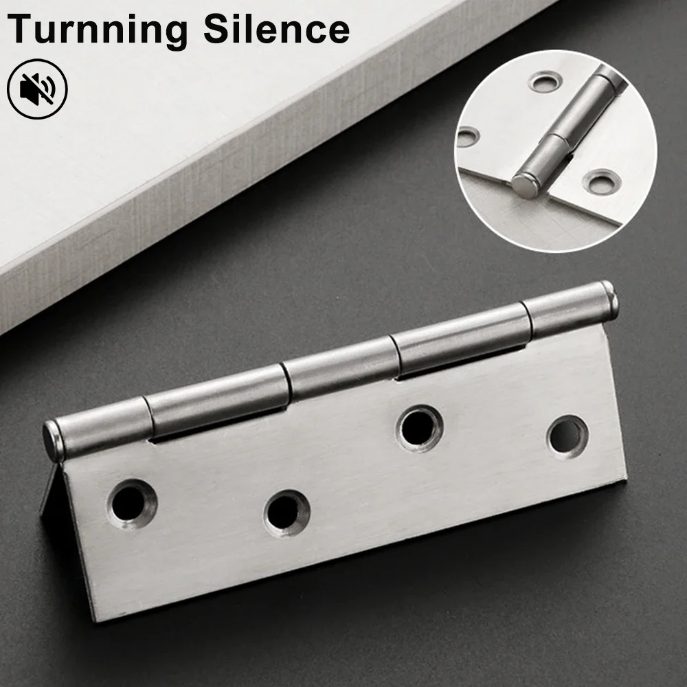1-4 Inch Universal Door Hinges Connector Stainless Steel Furniture Drawer Cabinet Fitting Hinge Home Doors Hardware Accessories