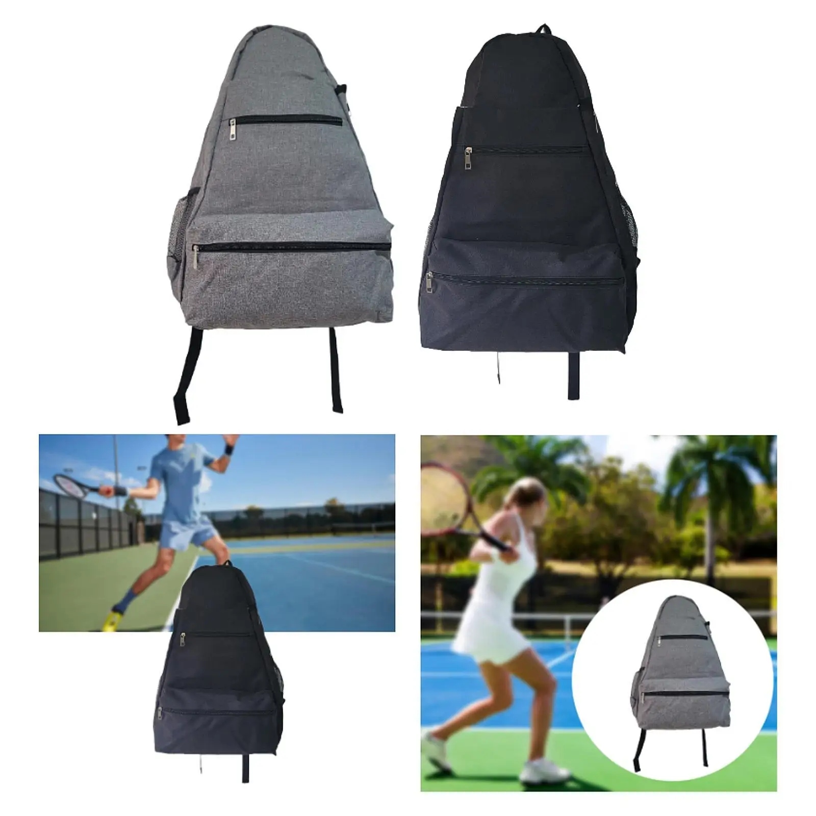 Tas tenis tas ransel besar tas Duffle ringan memegang raket Badminton Squash dengan kompartemen sepatu ransel Badminton