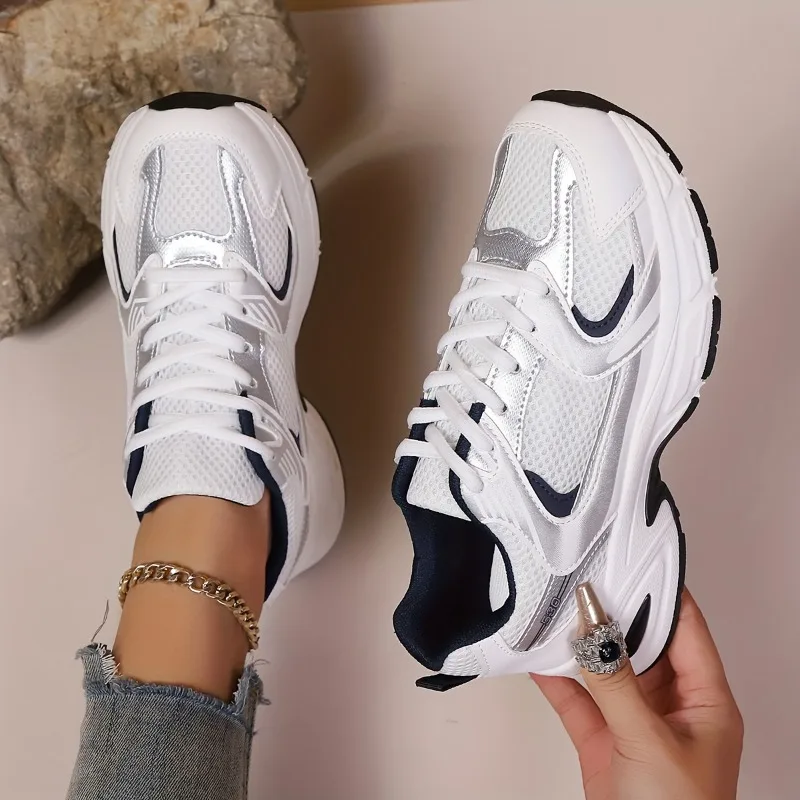 

Новые кроссовки для бега, мужские дышащие кроссовки, летние легкие сетчатые кроссовки с амортизацией, женские кроссовки, уличные тренировочные кроссовки на шнуровке