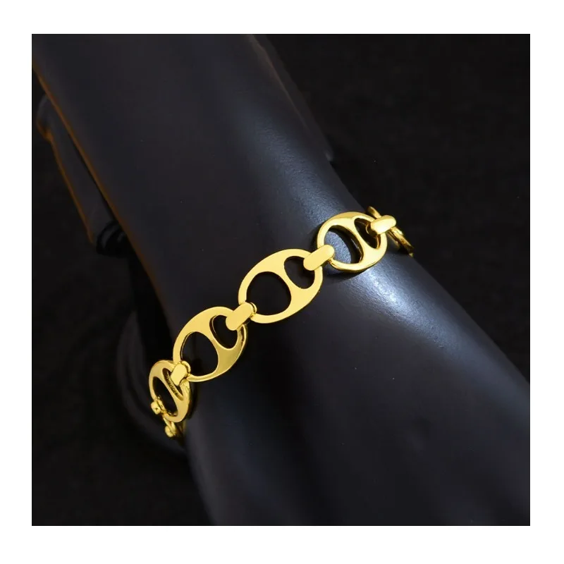 

Браслет в корейском стиле с дизайном «свиной нос», женский, в стиле интернет-знаменитостей, простой, в стиле хип-хоп, нишевый тренд, браслет в стиле «холодный ветер»