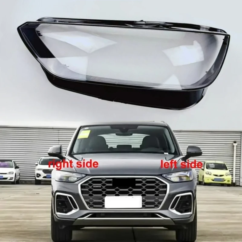 

Крышка налобного фонаря для Audi Q5 Q5L 2021 2022, прозрачная затеняющая крышка налобного фонаря, замена оригинального абажура из оргстекла