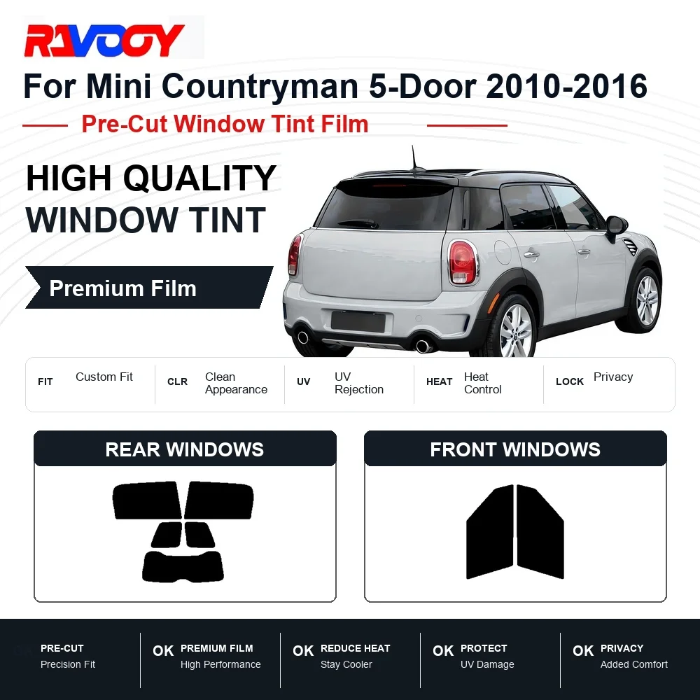 premium-pre-cut-window-tint-for-mini-countryman-5-door-2010-2016-front-rear-windows-uv-heat-rejection-privacy-film