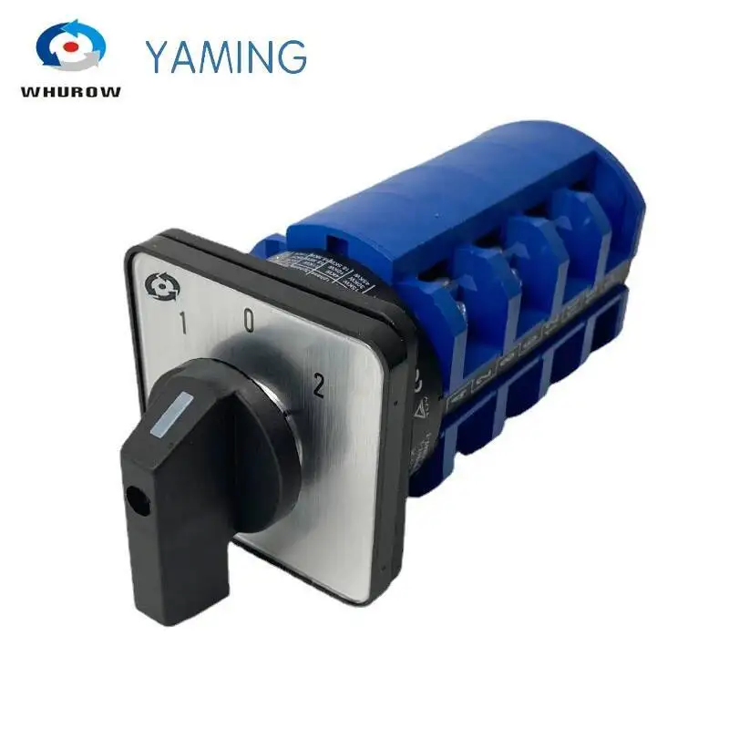 

Поворотный 3-позиционный переключатель серии LW26, 690 В, 63 А, 4-полюсный Универсальный Кулачковый переключатель YMW26, LW28 LW26-63/4