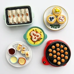 Hand-painted Octopus Balls Baked Rice Cake Dumplings 3D Fridge Magnets Souvenirs Refrigerator Magnetic Stickers Gift