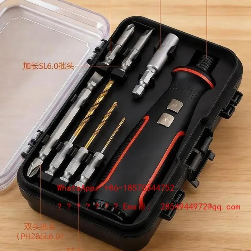 2026    Electric Screwdriver New Rechargeable Household Small Mini Screwdriver Batch Multifunctional Screwdriver Tool