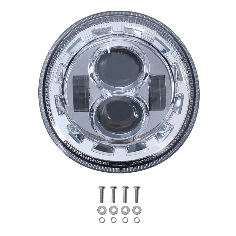 

Suitable for VESPA GTS 300 high-performance MOTO chrome LED headlamp with high/low beam position lights