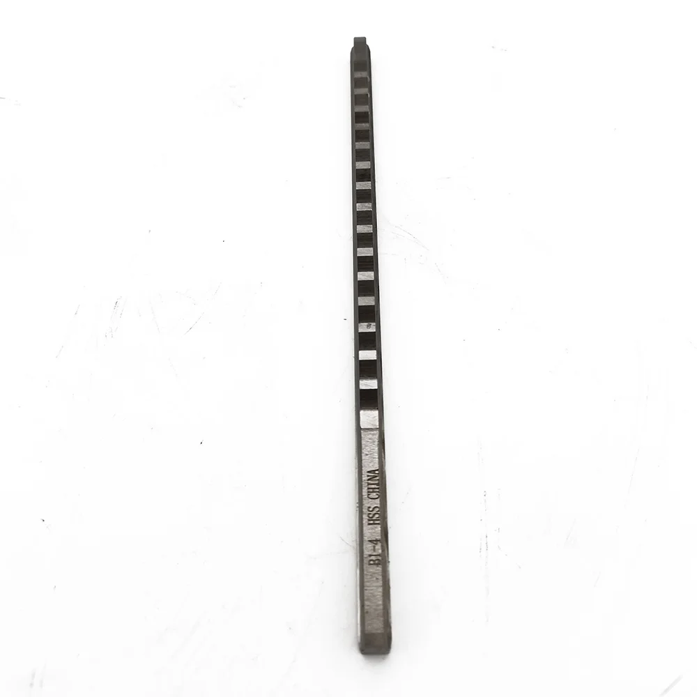 Push Type Keyway Broach B1-4mm Inch Size For CNC Broaching Machine Metalworking High Speed Steel HSS Cutting Tools