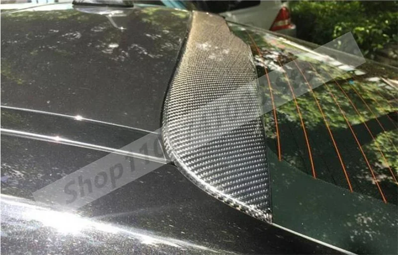 Real Carbon Fiber Rear Roof Top Wing Lip Diffuser Tail Trunk Spoiler For Mercedes Benz W222 S63 S65 AMG 2014-2020