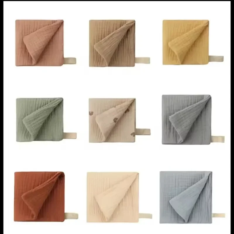 2-5Pcs Baby Towel Soft Cotton Gauze Baby Washcloth Stuff Muslin Squares Infant Newborn Hand Bath Shower Face Towels NewBorn Item