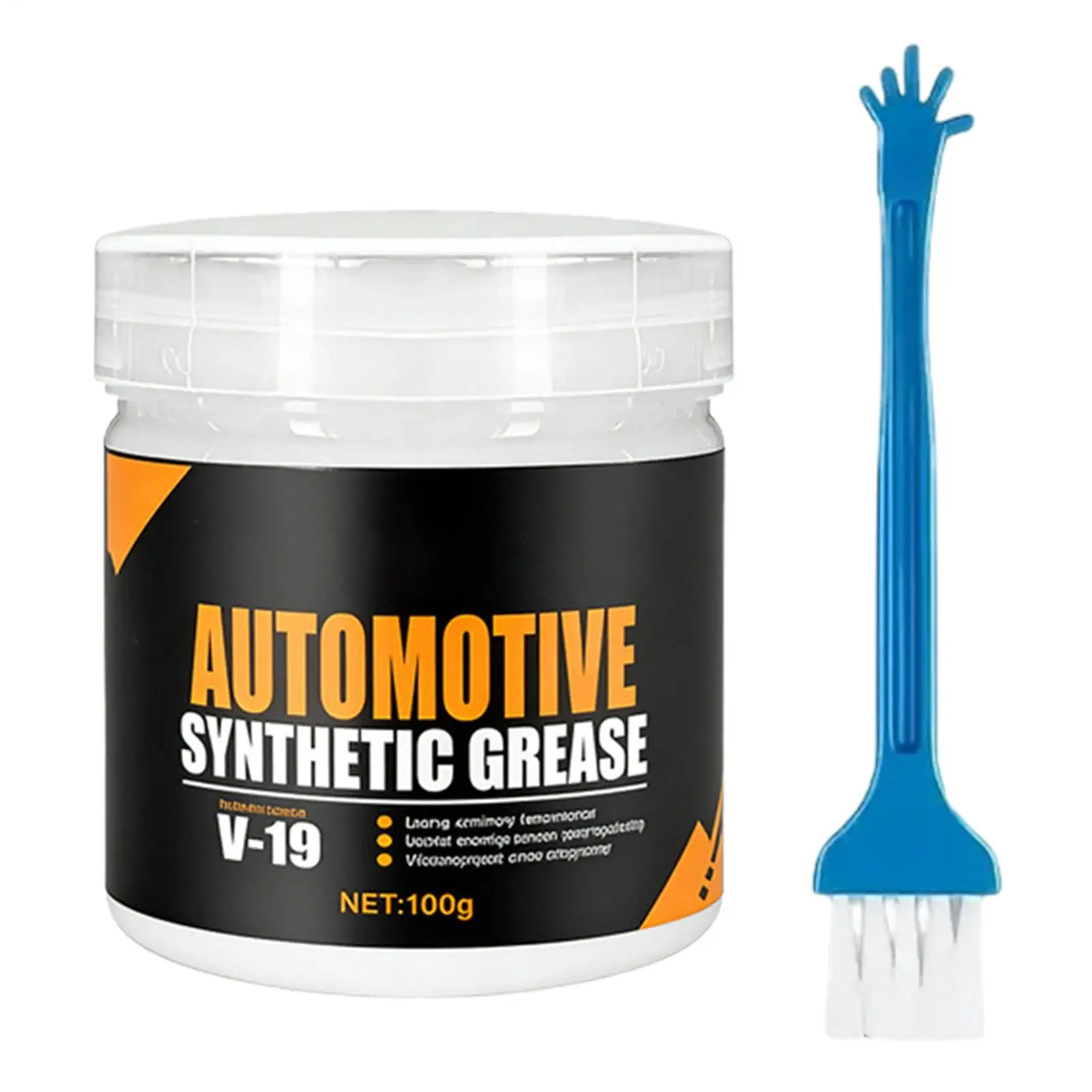 

Automotive Grease 100g Care Lube for Vehicle Car Door Lubricant for Brake Wheel Sunroof Hinge Trailer Truck RV Workshop Garage