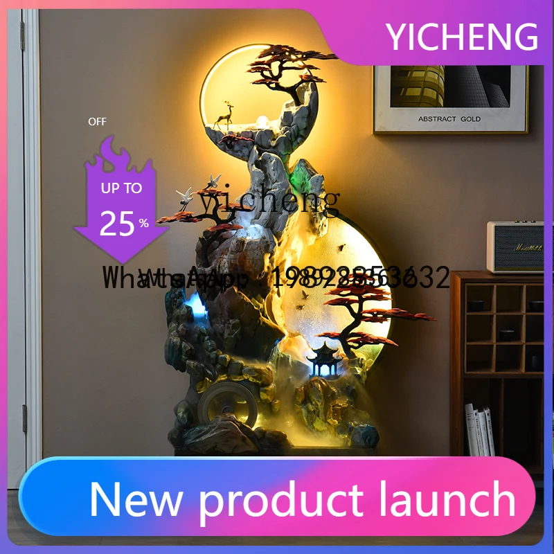 A31-1 rockery flowing water landscape circulating water ornament feng shui whl lucky fountain