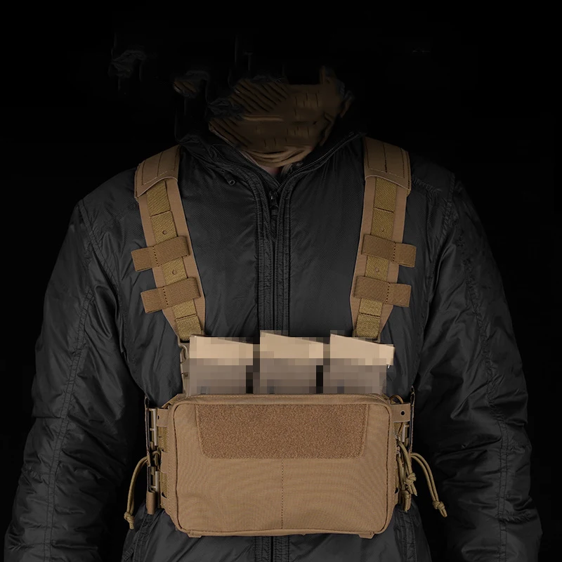 Tactical ARC Chest Rig Kit With ARC V3 Multi-purpose MOLLE Mag Pouch And ARC GP Pouch Quick Release