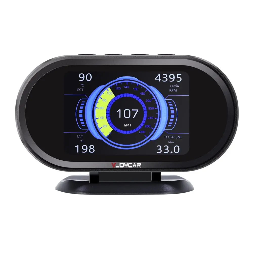 

V70 OBD2 HUD Heads Up Display, Car Computer with Speed, Temp, Fuel, Voltage & Fault Alerts