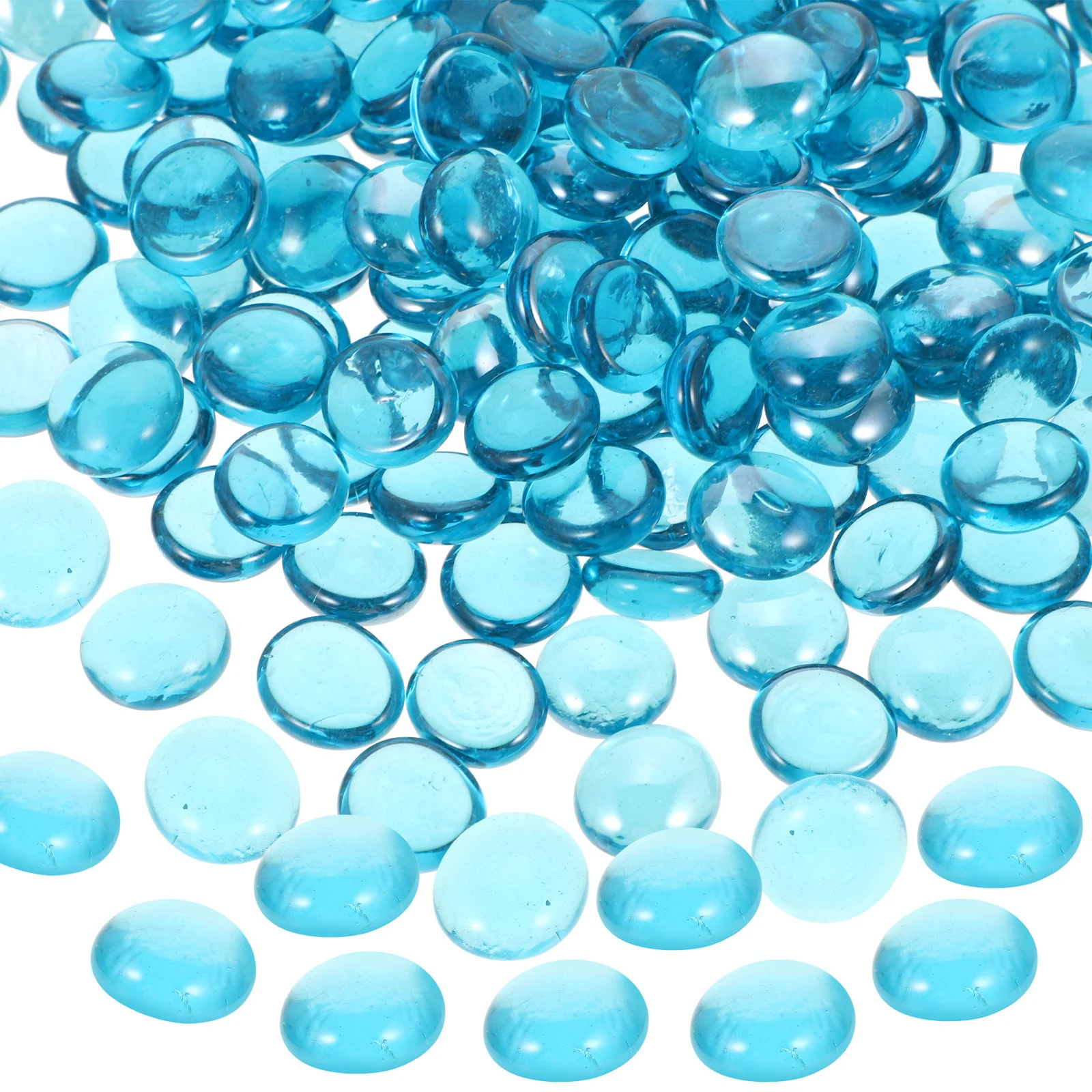 방화 유리 구슬 1봉지 500g 다기능 자갈 어항 수족관 조경 벽난로 화로 DIY 공예용