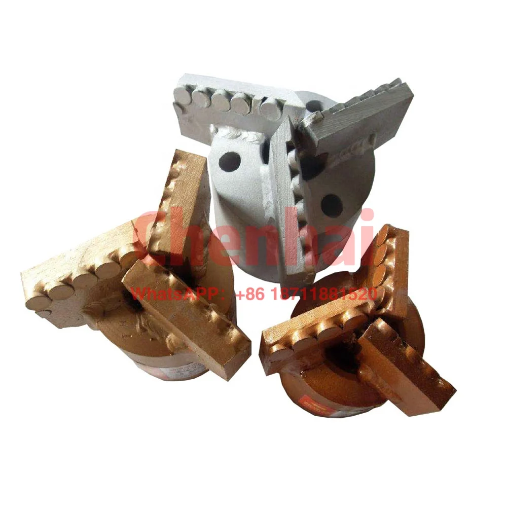 

3Wings Three 3 Wing Blades 65 MM 4 1/2 Drag Drill Pdc Bit