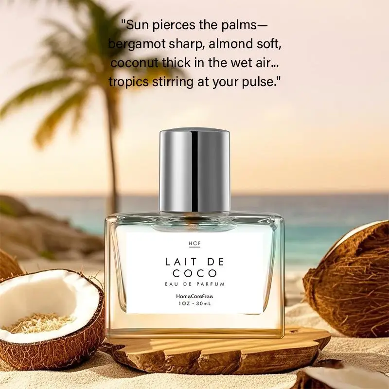 

GAVARRY 30ml Coconut Milk Fragrance Spray Fresh Natural Floral Fruity Gourmand Fragrance Long-lasting Body Mist Charm Spray