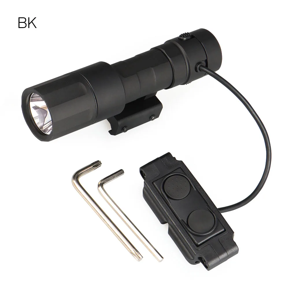 

New Tactical Airsoft accessory Hunting Flashlight 1000 Lumens Weapon Light with Remote Switch for 21.2mm Rails GZ15-0157