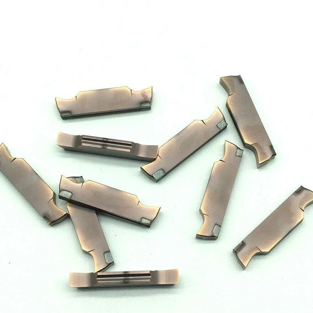 

Industry Insert Carbide Insert 10pcs Carbide Milling Insert Cutting Grooving LF6018 2.0mm MGGN200-JM For Processing