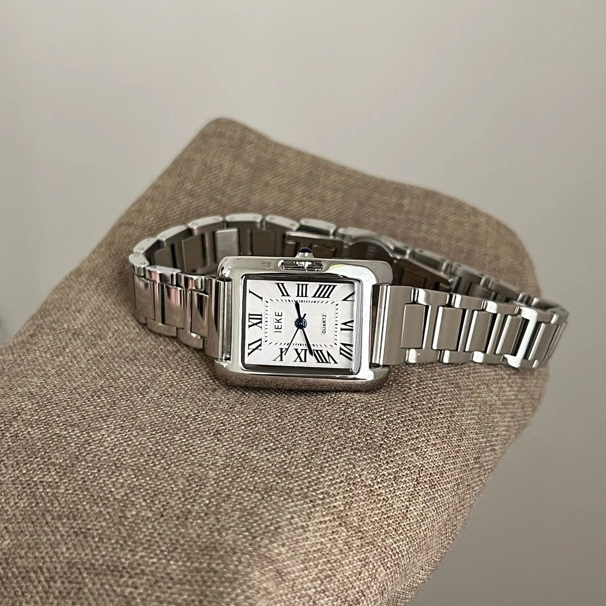 Women Quartz Watch Luxury Rectangle Dial Reloj Vintage Simple New Clock Ladies Stainless Steel Orologio Gold Sliver Wristwatch