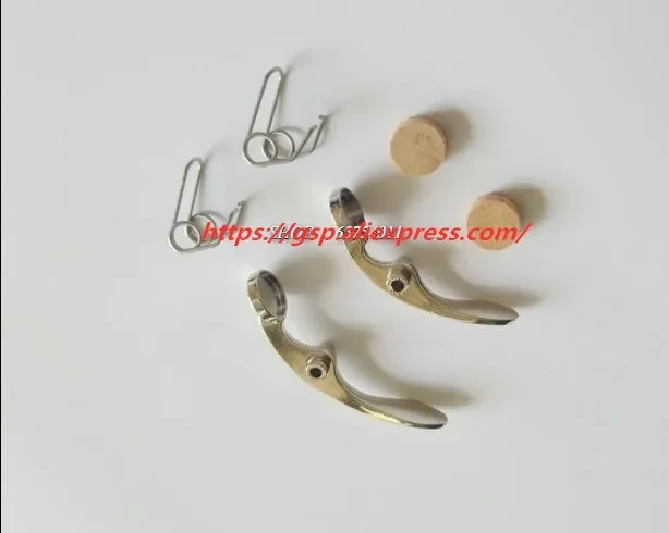 

1 set of Trumpet accessories small outlet valve key outlet valve spring outlet valve cork pad