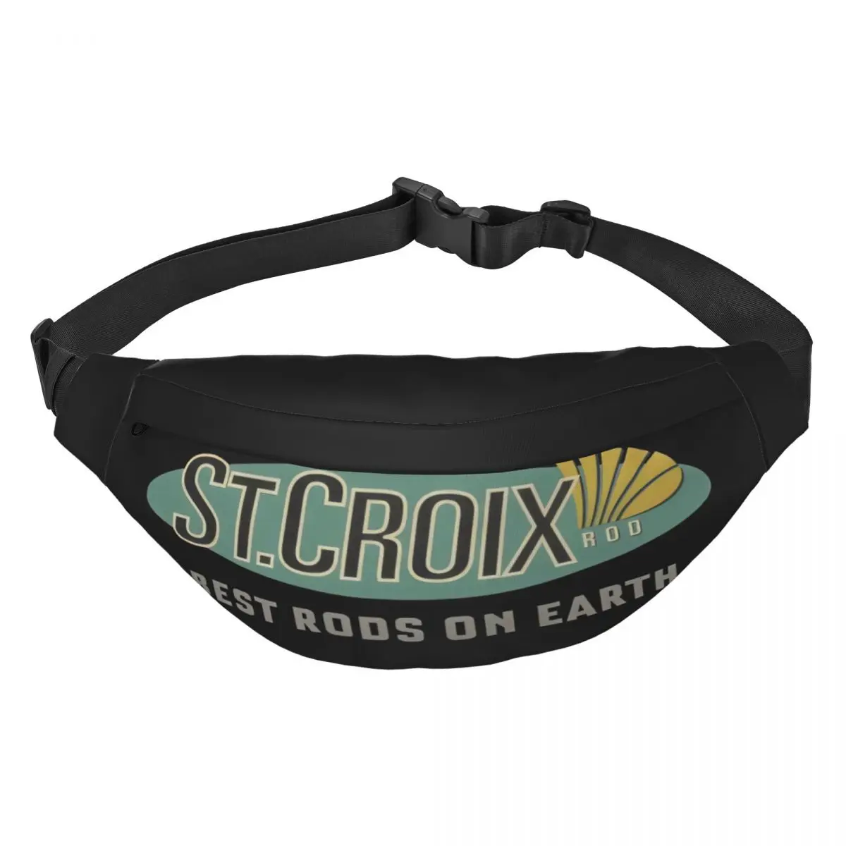 

St. Croix Rods Unisex Waist Bag Multifunction Sling Crossbody Bags Chest Bags Short Trip Waist Pack