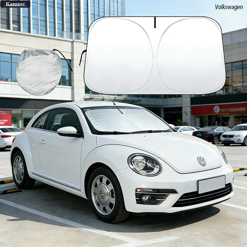 

Car Windshield Sun Shade For Volkswagen Golf MK5 MK6 MK7 1990-2026 Sunshade Sun Visor Protector Blocks UV Rays