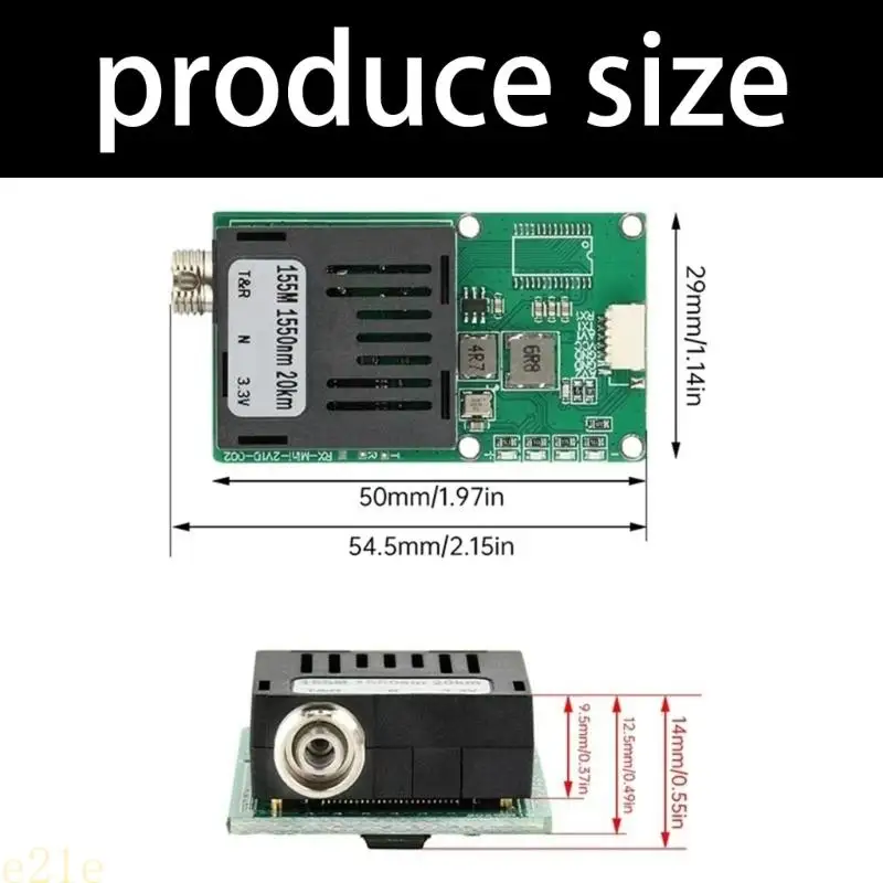 E21E TTL에서 섬유 광학 모듈 TTL 광학 트랜시버 모듈 터미널 장비