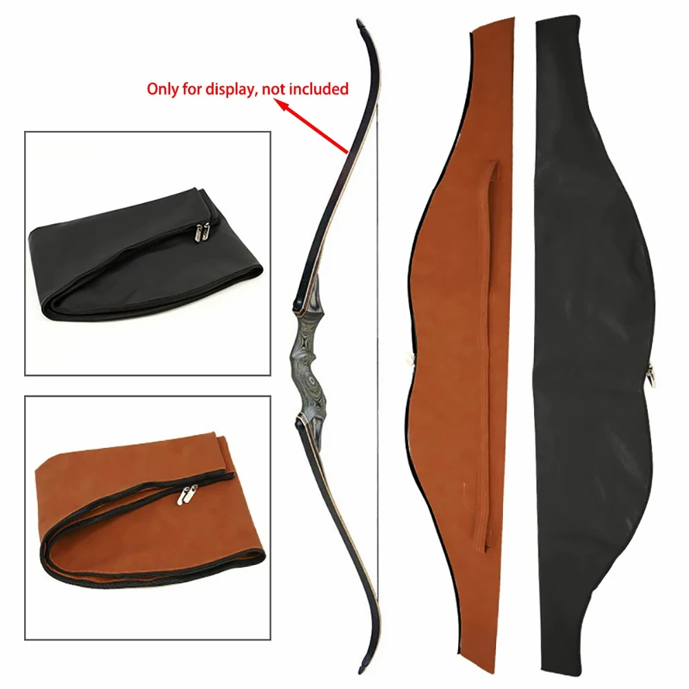 Bolsa cuero acolchada para arco tradicional – Transporte seguro - imagen 2
