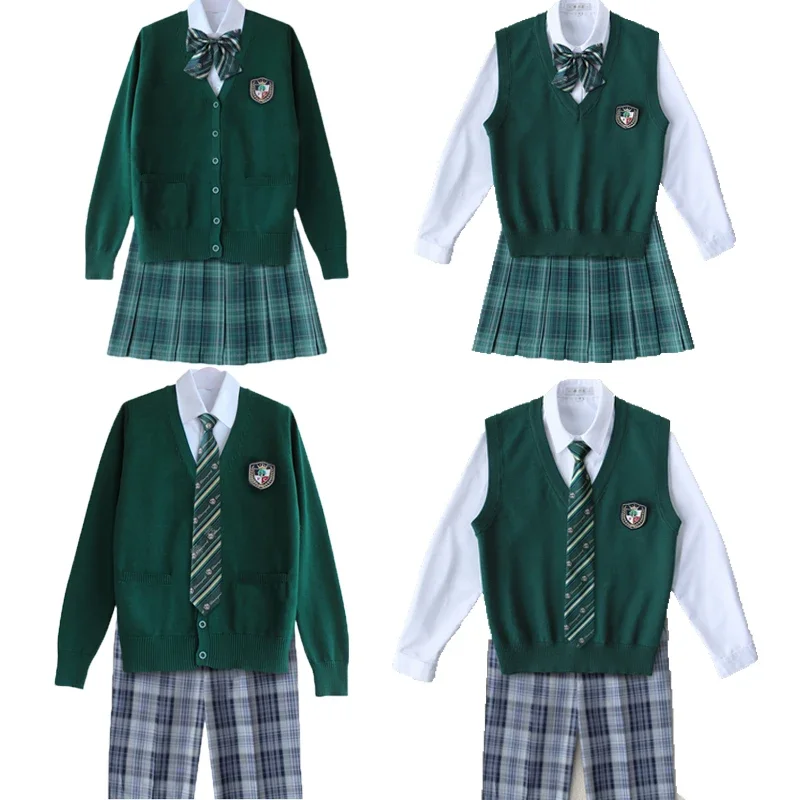 Korean All of Us Are Dead Cosplay Costume JK School Uniform 지금 우리 학교는 Sweater Couple Outfit Halloween Party Role Play Women Men