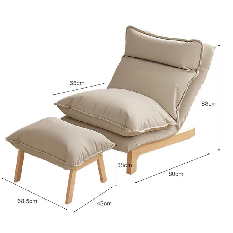 Sofa Back Support Chairs Wood Ergonomic Modern White Chairs Lazy Nordic Muebles Para El Hogar Chair Living Room Furniture