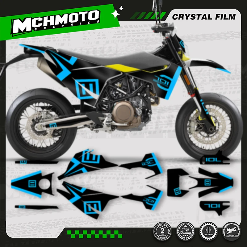 

MCHMFG для Husqvarna, наклейка 15-20 701 SUPERMOTO ENDURO 2015-2017 2018 2019 2020, набор наклеек с графикой на заказ, комплект 023