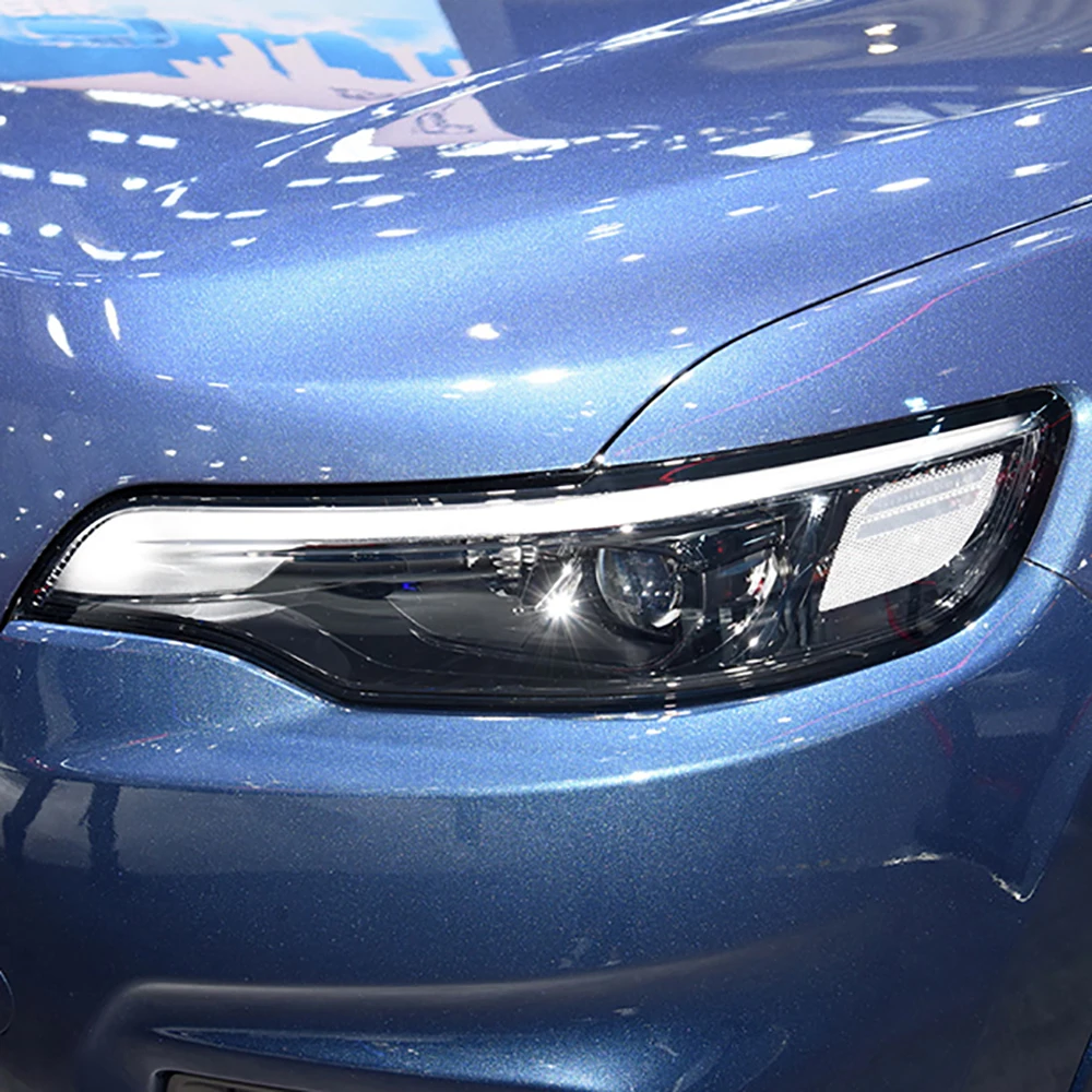 Transparent Headlamp Shell Lampmask Lamp Shade Headlight Cover Replace The Original Lampshade For Jeep Cherokee 2019 2020 2021