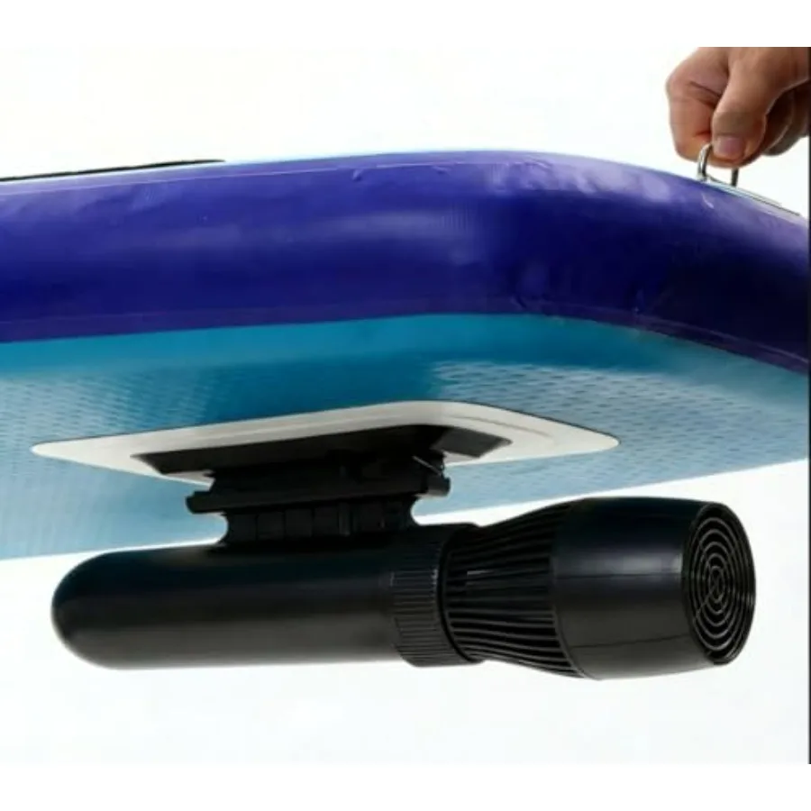 

Underwater Scooter for SUP, Pool, and Snorkeling: 500W/10000 mAh, 130-Min Runtime, 10-Speed 1.9-4.3 MPH,ABS Plastic, Blue, Ligh