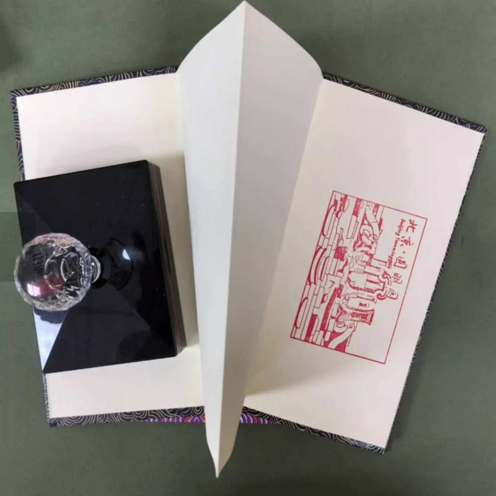 Collect Postmarks Folding Organ Notepad Blank Inner Page Chinese Style Retro Court Notebook Traveler Stationery Writing Paper