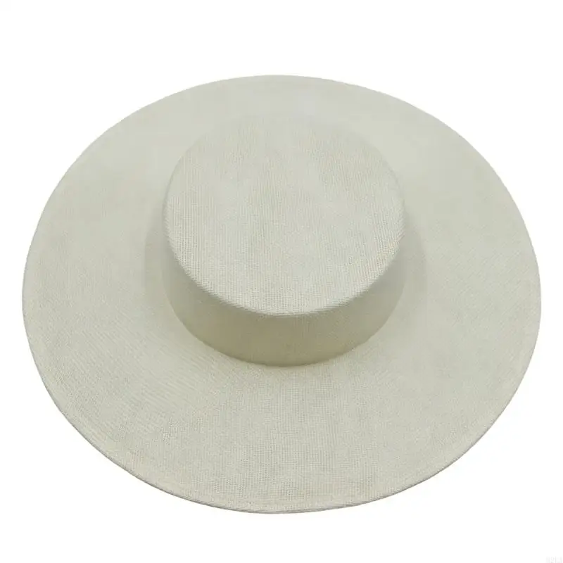 2026 New Occasion Hat Base for Women, Sinamay Fascinator Hat Blank for DIY Bridal, Wedding, Stage, Costume, and Styling