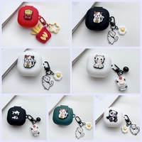 For Haylou GT6 GT7 GT5 T19 GT1 2022 case Cute cat Cartoon Silicone for Haylou GT5 Earphone case with Keychain For Haylou GT1