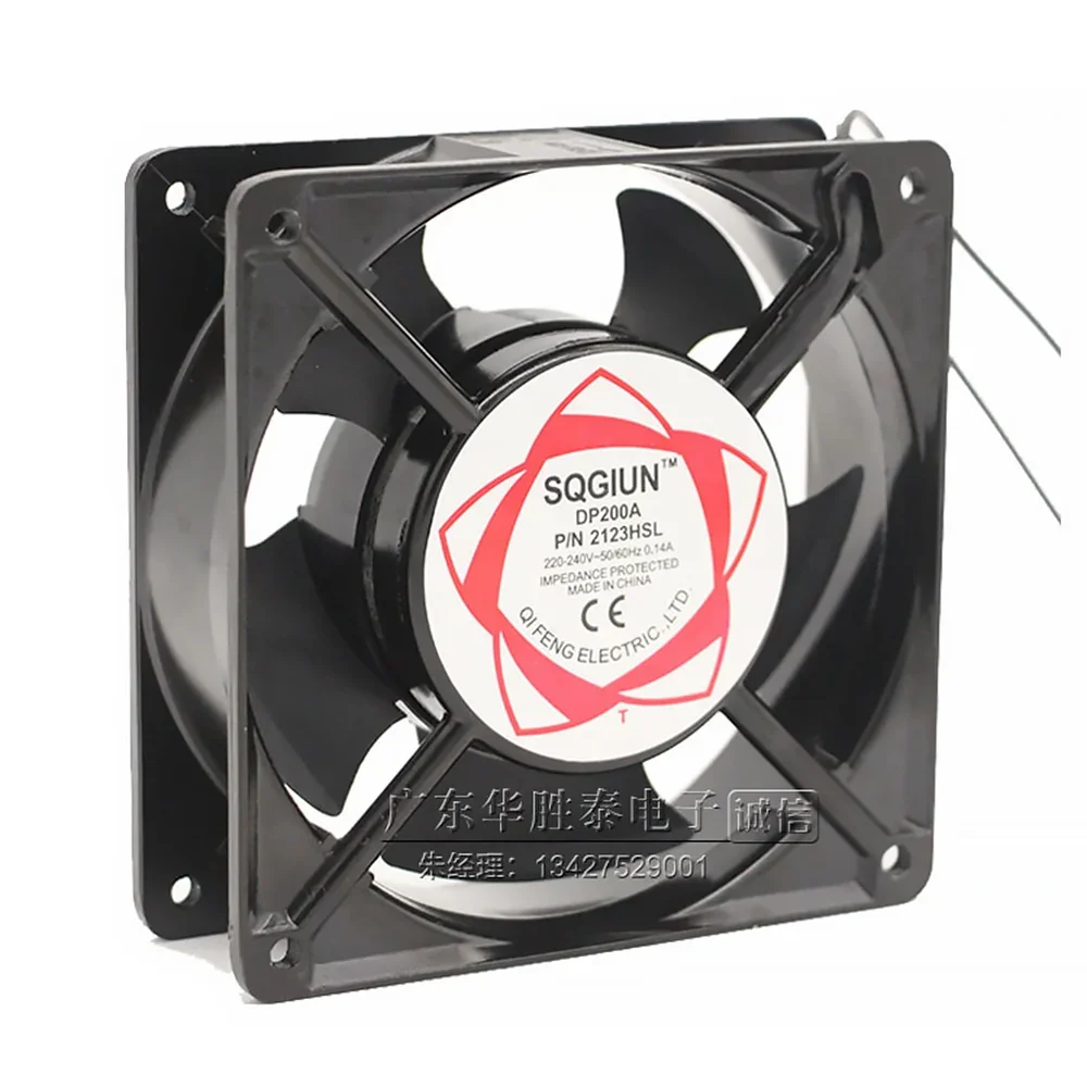 Nieuwe Originele Dp200a P / N 2123hsl 220V 0.14a 12Cm 120X120X38Mm Industriële Behuizing Koelventilator