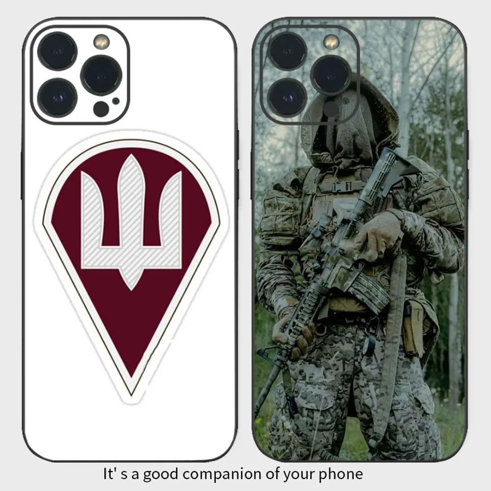 Ukrainian Airborne Forces Phone Case For IPhone16 15 14 13 12 Mini 11 Pro XS Max X XR SE5 6 7 8 Plus Soft Silicone Cover