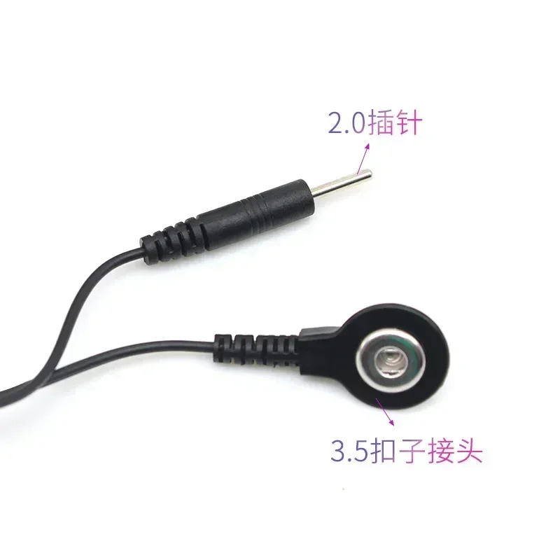 Electro Shock Accessory Electric Shock Wire For Electrical Stimulation Cable To Connect Penis Ring Anal Plug Sex Toys view 6