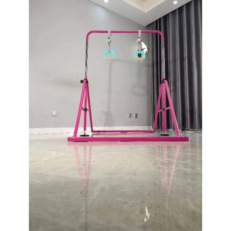 Children's Adjustable Height Gymnastics Rod Folding Primary Training Kip Rod Girls' Home Fitness Equipment