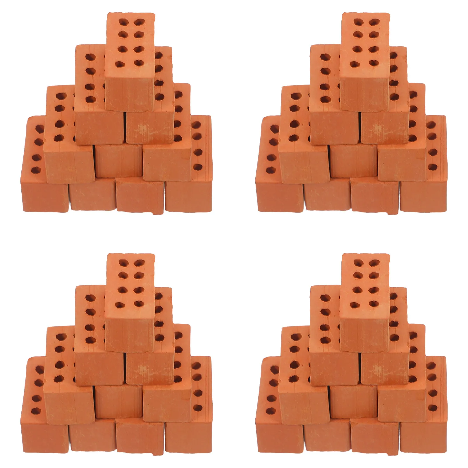 

50Pcs Miniature Bricks Realistic Fake Bricks Props Creative DIY Garden Lawn Accessories Micro Landscape Small Blocks Crafts
