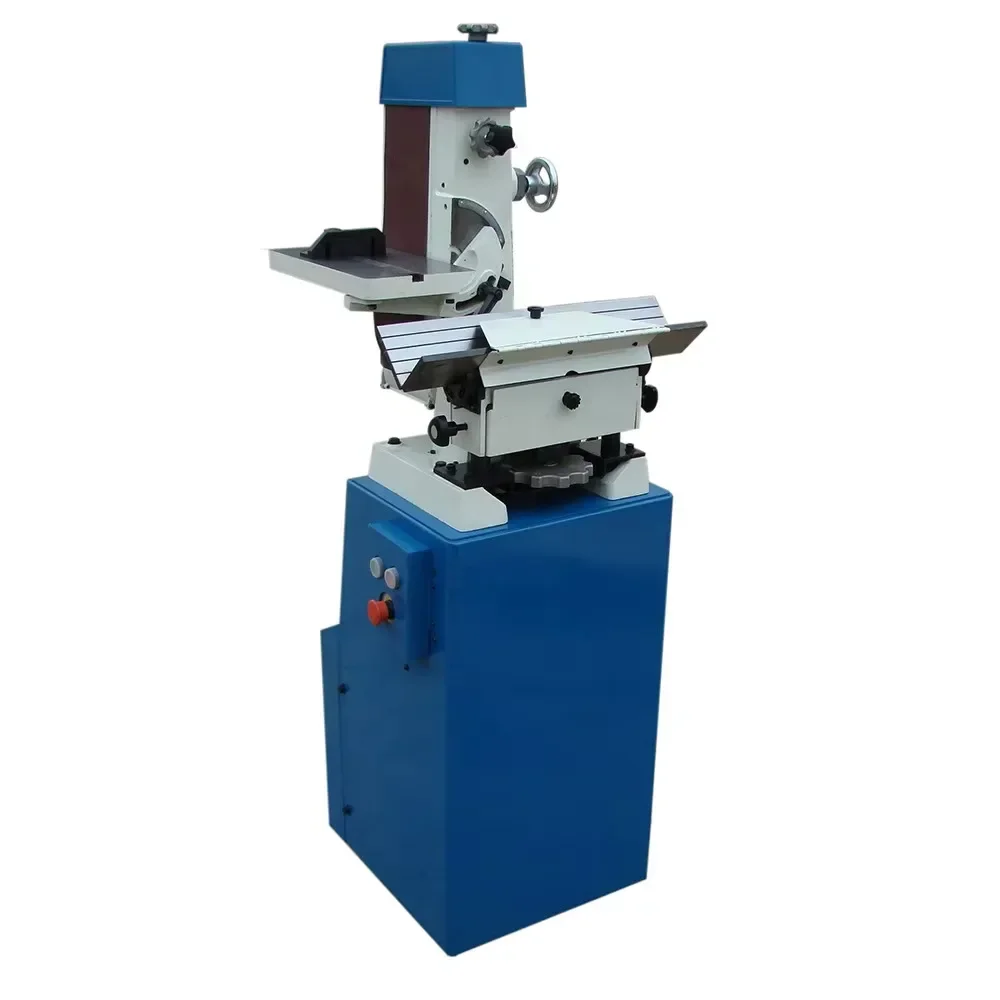Bkm250 TTMC Sander Plate Edge Chamfer Hine, Industrial Belt Grinder For Metal And Wood