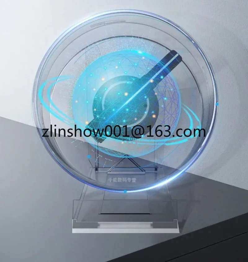 DIY Hologram Kits Spinning LED Holograma 3D Advertising Projector Fan Mini Hologram Projector with BT Speaker